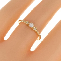 Nhẫn kim cương K18YG 0.10CT - Hàng hiệu Authentic 860437