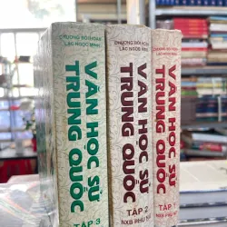 VĂN HỌC SỬ TRUNG QUỐC (TẬP 1, 2, 3) BÌA CỨNG - CHƯƠNG BỒI HOÀN, LẠC NGỌC MINH 1019743