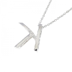 K18WG Chữ cái K Dây chuyền kim cương 0.15CT - Hàng hiệu Chính hãng 856239