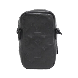 Túi đeo vai Louis Vuitton Monogram Shadow Double Phone Pouch 2022SS M81323 612375