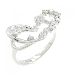 Nhẫn kim cương hình trái tim K18WG 0.20CT