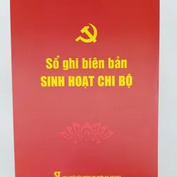 Sổ ghi biên bản sinh hoạt chi bộ (160 trang) 1041532