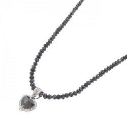 K18WG Dây chuyền kim cương hình trái tim 1.25CT - Hàng hiệu Chính hãng 858668