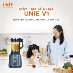 🔥 MÁY LÀM SỮA HẠT UNIE V1 – 1.75L – 1800W – CỐI THỦY TINH 5 LỚP CHỊU NHIỆT 🔥 722663