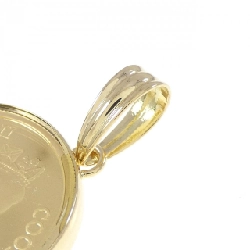 K18YG(枠) Dây chuyền đồng xu - Hàng hiệu Authentic 864340