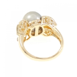 Nhẫn ngọc trai đen K18YG 10.5mm 669592