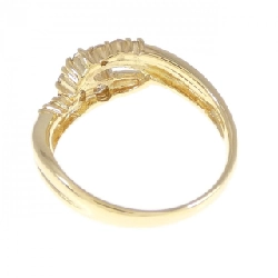 Nhẫn kim cương K18YG 0.32CT 672931