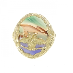 Nhẫn Cú Đá Onyx K18YG - Hàng hiệu Chính hãng 854232