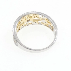 Nhẫn kim cương K18WG/K18YG 0.20CT - Hàng hiệu Authentic 852789