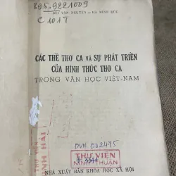 Bùi văn Nguyên - HÀ MINH ĐỨC THƠ CA VIỆT NAM HÌNH THỨC VÀ THỂ LOẠI 748290