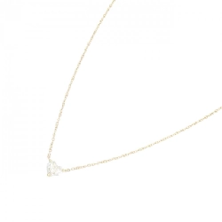 K18YG Dây chuyền kim cương 0.397CT H SI2 hình trái tim - Hàng hiệu Authentic 880476