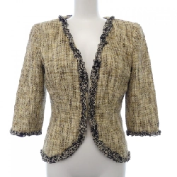 【Mã giảm giá】【Cổ điển】Áo khoác không cổ CHANEL