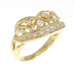 Nhẫn kim cương K18YG 0.32CT - Hàng hiệu Chính hãng