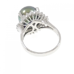 Tasaki Nhẫn Ngọc Trai Đen 11.2mm - Hàng hiệu Chính hãng 834794