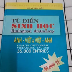 Từ điển Sinh Học ANH VIỆT VIỆT ANH [Biological Dic. ]. Tg. CUNG KIM TIẾN