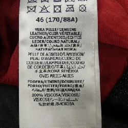 Gucci GUCCI 654909 XNAMZ Áo khoác da biker - Hàng hiệu chính hãng 893325