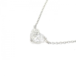 Dây chuyền kim cương PT900/PT850 0.483CT F SI1 hình trái tim - Hàng hiệu Chính hãng 879969