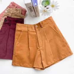 Quần jeans nhung tăm màu đỏ, size L, shop Len Clothing 674232