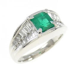 Nhẫn Emerald PT900 0.72CT