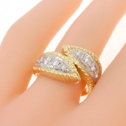 Nhẫn kim cương K18YG/PT900 0.50CT 668379