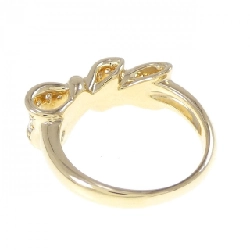 Nhẫn kim cương K18YG hình ruy băng 0.24CT 669179