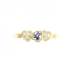 Nhẫn Sapphire K18YG 0.05CT - Hàng hiệu Chính hãng 855020