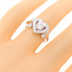 Nhẫn kim cương hình trái tim K18WG 0.348CT 671655