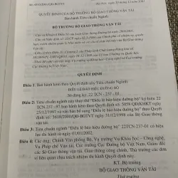 ĐIÈU LỆ BÁO HIỆU ĐƯỜNG BỘ ;200 trang khổ lớn  1021378
