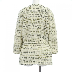 Áo khoác không cổ CHANEL - Hàng hiệu Authentic 637455