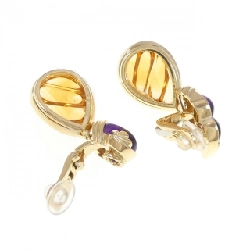 【Vintage】Boucheron bông tai citrine 665561