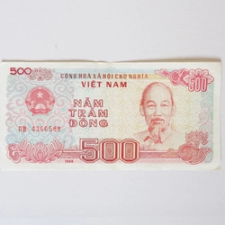 Tờ tiền 500 đồng xưa (GB 4366588)