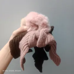 Giá 2 cái -  Cuộc tóc có nơ lớn mềm mại hàng mới 999141