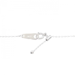 K18WG Dây chuyền kim cương chéo 0.21CT - Hàng hiệu Chính hãng 864582