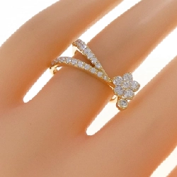 Nhẫn kim cương hoa K18YG 0.58CT - Hàng hiệu Chính hãng 851100