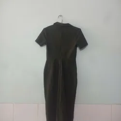 Đầm Body Công Sở Cổ Đức Phối Cúc Kim Loại IVY MODA