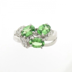 Nhẫn Garnet Xanh K18WG 1.32CT - Hàng hiệu Chính hãng 852535