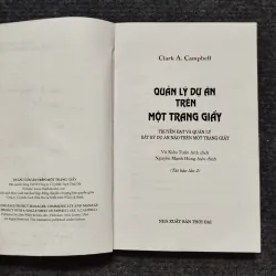Quản Lý Dự Án Trên Một Trang Giấy (Tên tiếng Anh: The One-Page Project Manager). 1023100