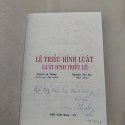 Lê triều hình luật 522695