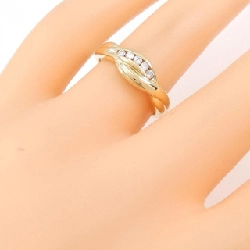 Nhẫn kim cương K18YG 0.10CT 673476