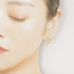 Bông tai kim cương K18YG 0.10CT - Hàng hiệu Chính hãng 872830