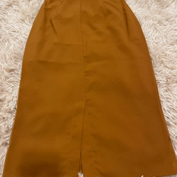 Váy bút chì lụa lanh  536670