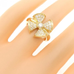 Nhẫn kim cương K18YG 0.47CT 672973