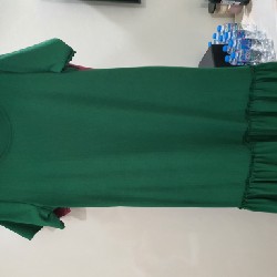 Váy bầu maxi freesize màu xanh (mới - k kèm tag) 17840