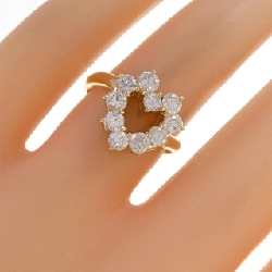 Nhẫn kim cương hình trái tim K18YG 1.00CT 670044