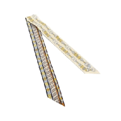 【Sản phẩm chưa sử dụng】Hermès HARNAIS EN ROSACE Twilly 063853S khăn quàng