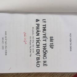 Bài tập Nguyên lý thống kê 66715