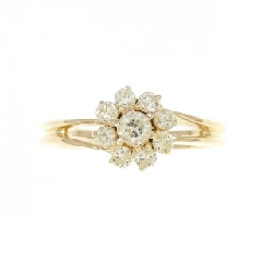 Nhẫn kim cương hoa K18YG 0.31CT 669215