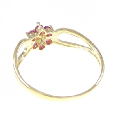 Nhẫn ruby K18YG hoa 0.20CT 669769