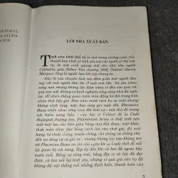 TÌNH YÊU THỜI THỔ TẢ - GABRIEL GARCIA MÁRQUEZ 991092