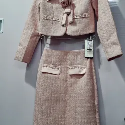 Set vest nữ phối đính ngọc trai và họa tiết tinh tế size M 746062